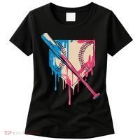 Baseball Cute For Women Ice Cream Cute Baseball Gift Women's T-Shirt thumb 0