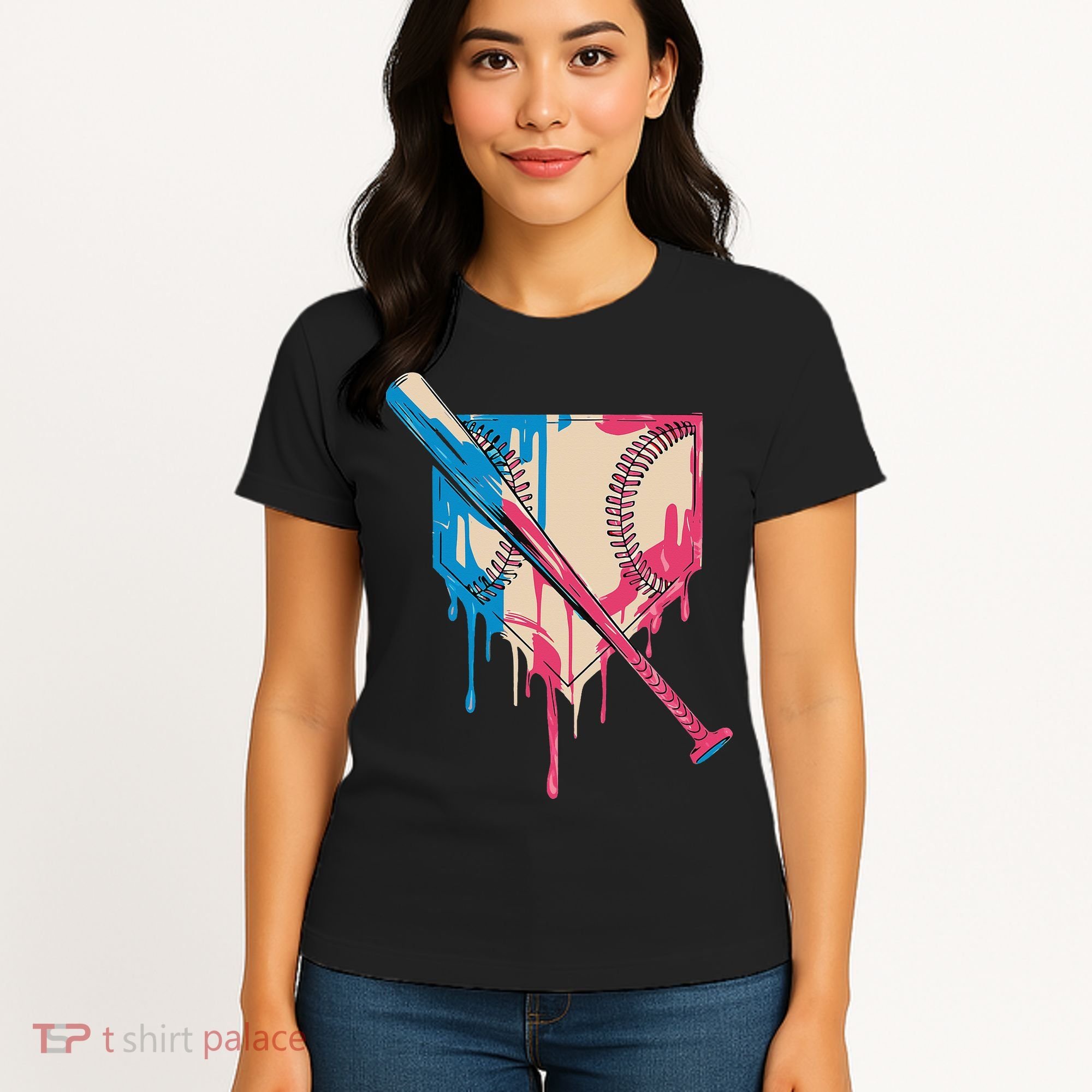 Baseball Cute For Women Ice Cream Cute Baseball Gift Women's T-Shirt