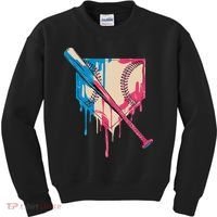 Baseball Cute For Women Ice Cream Cute Baseball Gift Kids Sweatshirt thumb 0