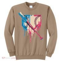 Baseball Cute For Women Ice Cream Cute Baseball Gift Sweatshirt thumb 0