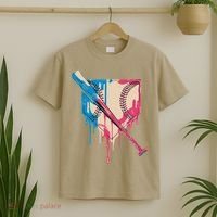 Baseball Cute For Women Ice Cream Cute Baseball Gift T-Shirt thumb 2