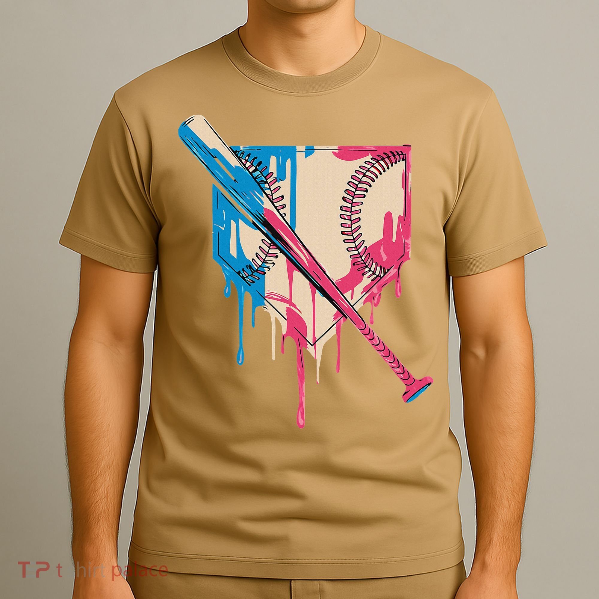 Baseball Cute For Women Ice Cream Cute Baseball Gift T-Shirt