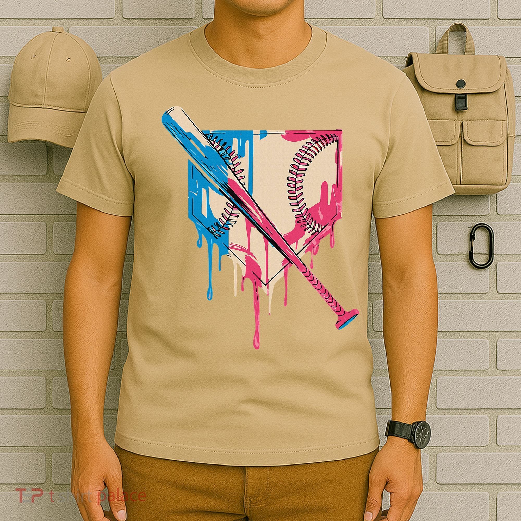 Baseball Cute For Women Ice Cream Cute Baseball Gift T-Shirt