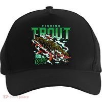 Big Catch Fishing For Trout Five-Panel Snapback Cap thumb 0