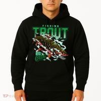 Big Catch Fishing For Trout Hoodie thumb 2