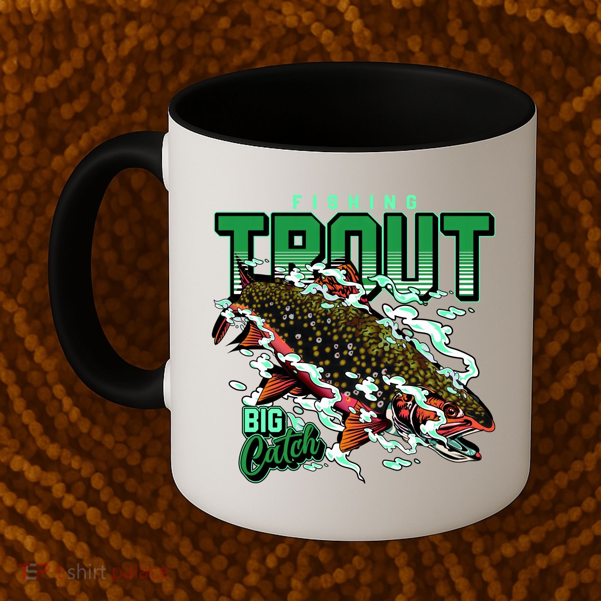 Big Catch Fishing For Trout Coffee Mug