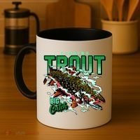 Big Catch Fishing For Trout Coffee Mug thumb 4