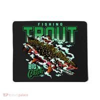Big Catch Fishing For Trout Mousepad thumb 0