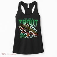 Big Catch Fishing For Trout Women's Tank Top thumb 0