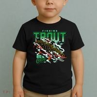 Big Catch Fishing For Trout Toddler T-Shirt thumb 2