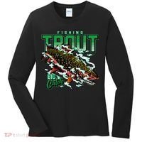 Big Catch Fishing For Trout Women's Long Sleeve Shirt thumb 0