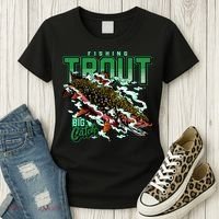 Big Catch Fishing For Trout Women's T-Shirt thumb 3