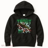 Big Catch Fishing For Trout Kids Hoodie thumb 0