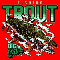 Big Catch Fishing For Trout Santa Hat thumb 1
