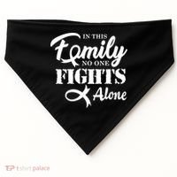 Brain Cancer Fight Cancer Ribbon Cool Gift USA-Made Doggie Bandana thumb 0