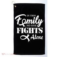 Brain Cancer Fight Cancer Ribbon Cool Gift Golf Towel thumb 0
