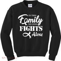 Brain Cancer Fight Cancer Ribbon Cool Gift Kids Sweatshirt thumb 0