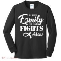 Brain Cancer Fight Cancer Ribbon Cool Gift Kids Long Sleeve Shirt thumb 0