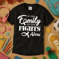 Brain Cancer Fight Cancer Ribbon Cool Gift Kids T-Shirt thumb 3
