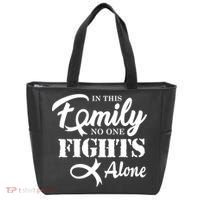 Brain Cancer Fight Cancer Ribbon Cool Gift Tote Bag thumb 0