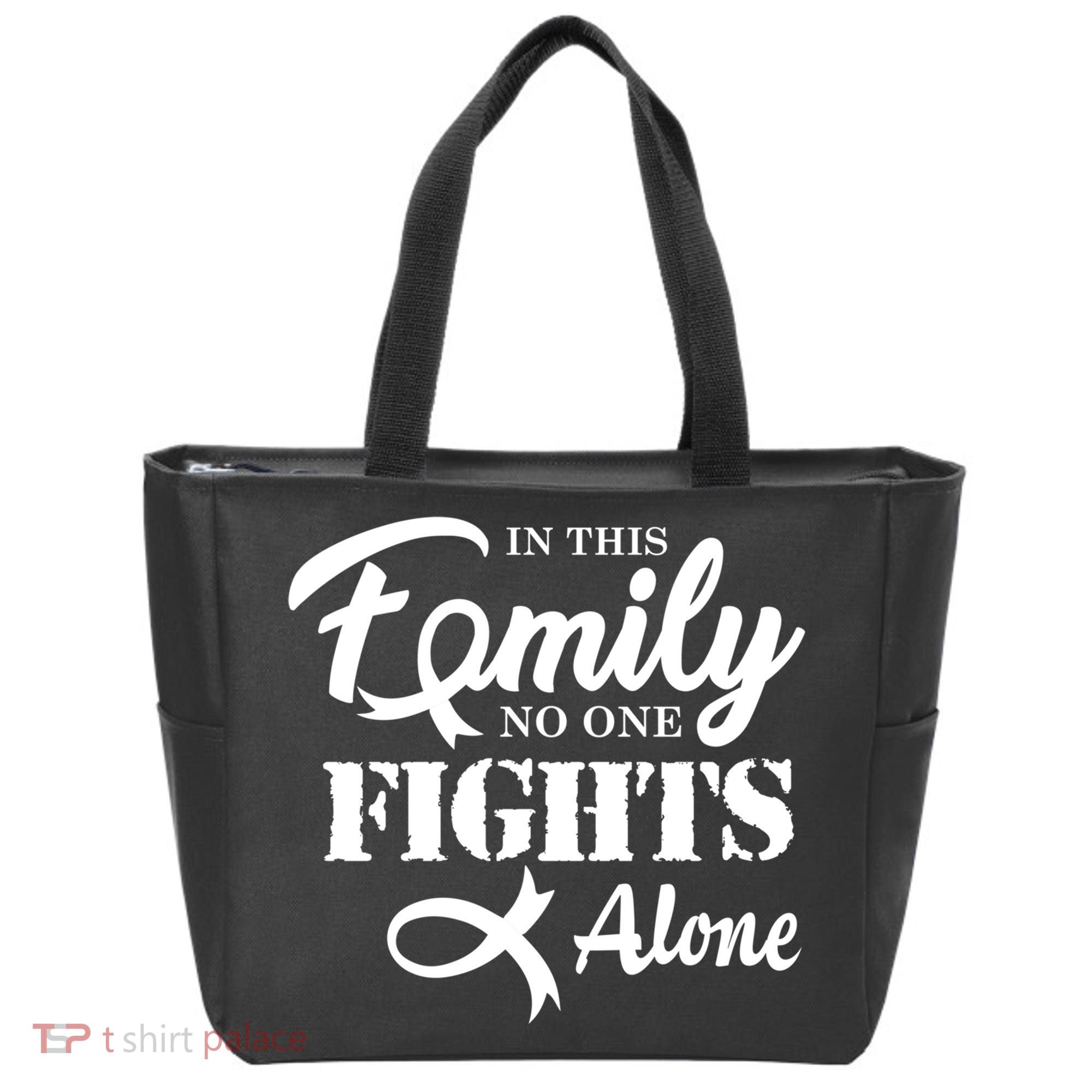 Brain Cancer Fight Cancer Ribbon Cool Gift Tote Bag