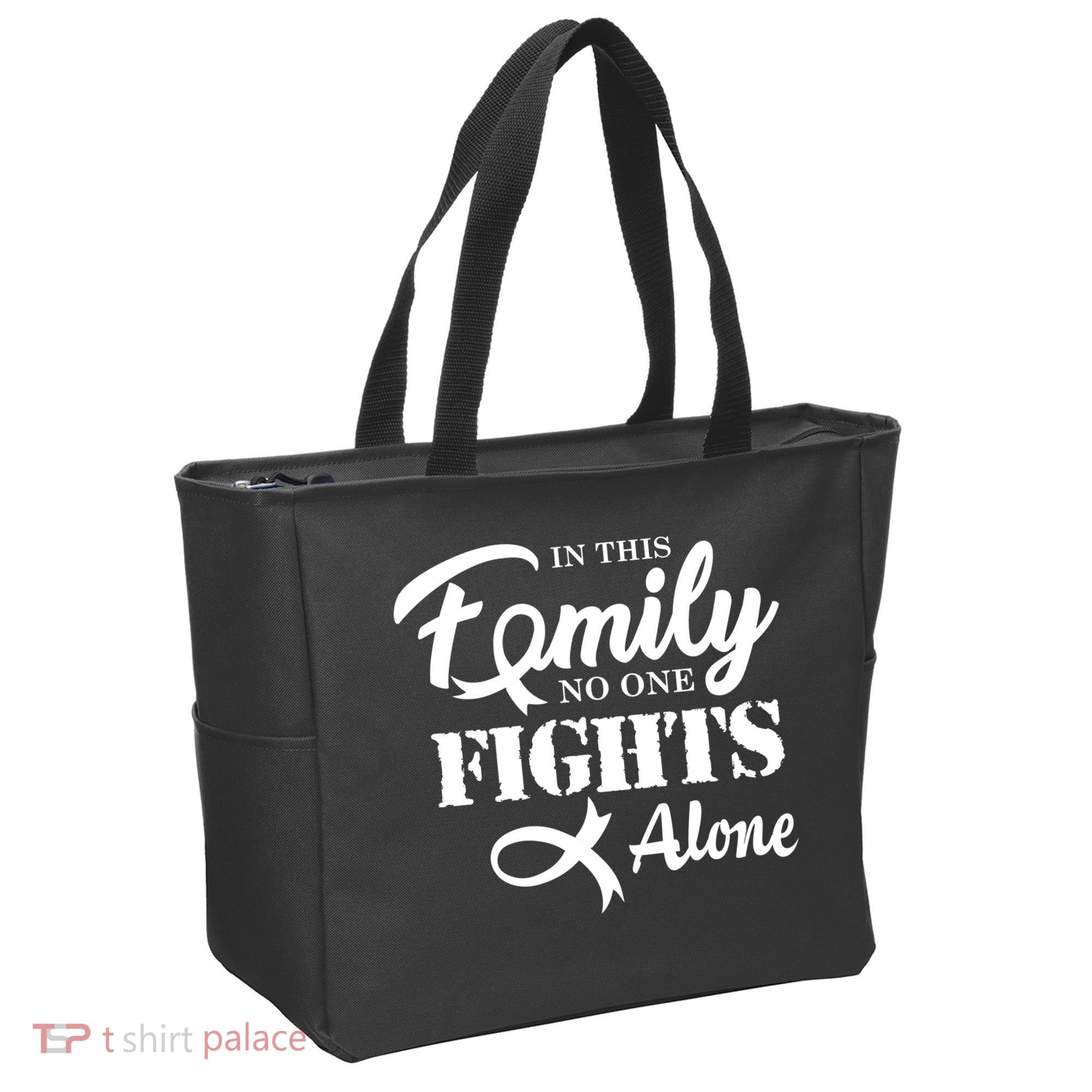 Brain Cancer Fight Cancer Ribbon Cool Gift Tote Bag