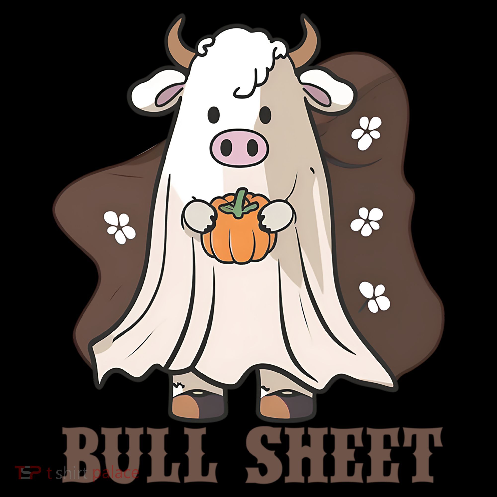 Boo Cow Farm Animals Funny Ghost Halloween Bull Sheet Gift Coffee Mug