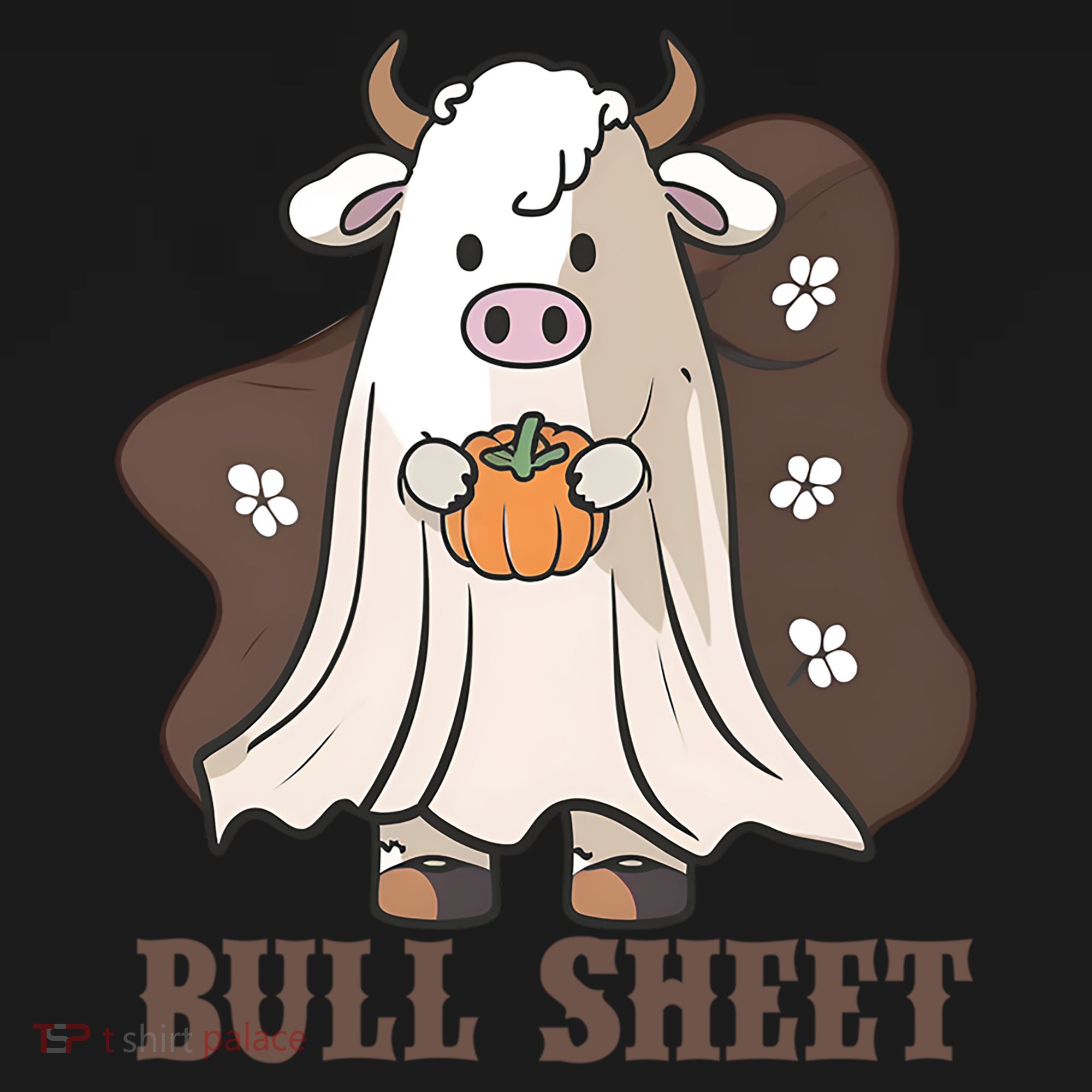 Boo Cow Farm Animals Funny Ghost Halloween Bull Sheet Gift Women's Hoodie