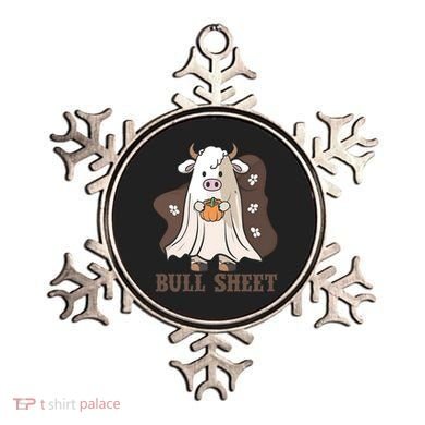 Boo Cow Farm Animals Funny Ghost Halloween Bull Sheet Gift Ornament