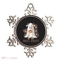 Boo Cow Farm Animals Funny Ghost Halloween Bull Sheet Gift Ornament thumb 0