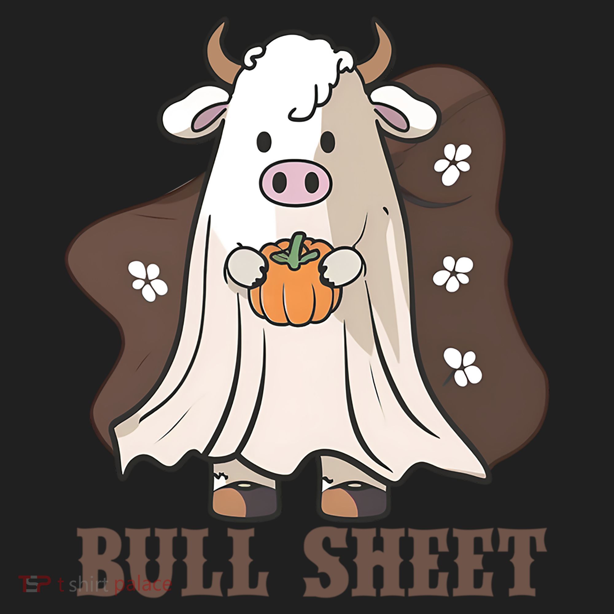 Boo Cow Farm Animals Funny Ghost Halloween Bull Sheet Gift Hat