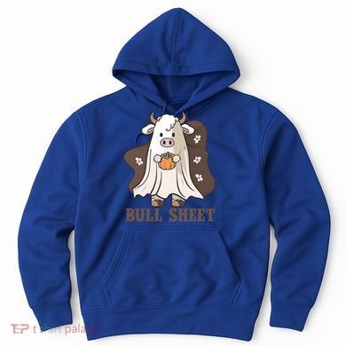 Boo Cow Farm Animals Funny Ghost Halloween Bull Sheet Gift Hoodie