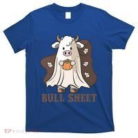 Boo Cow Farm Animals Funny Ghost Halloween Bull Sheet Gift T-Shirt thumb 0
