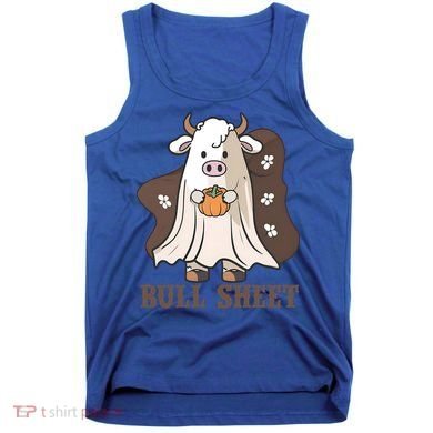 Boo Cow Farm Animals Funny Ghost Halloween Bull Sheet Gift Tank Top
