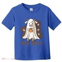 Boo Cow Farm Animals Funny Ghost Halloween Bull Sheet Gift Toddler T-Shirt thumb 0