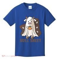 Boo Cow Farm Animals Funny Ghost Halloween Bull Sheet Gift Kids T-Shirt thumb 0