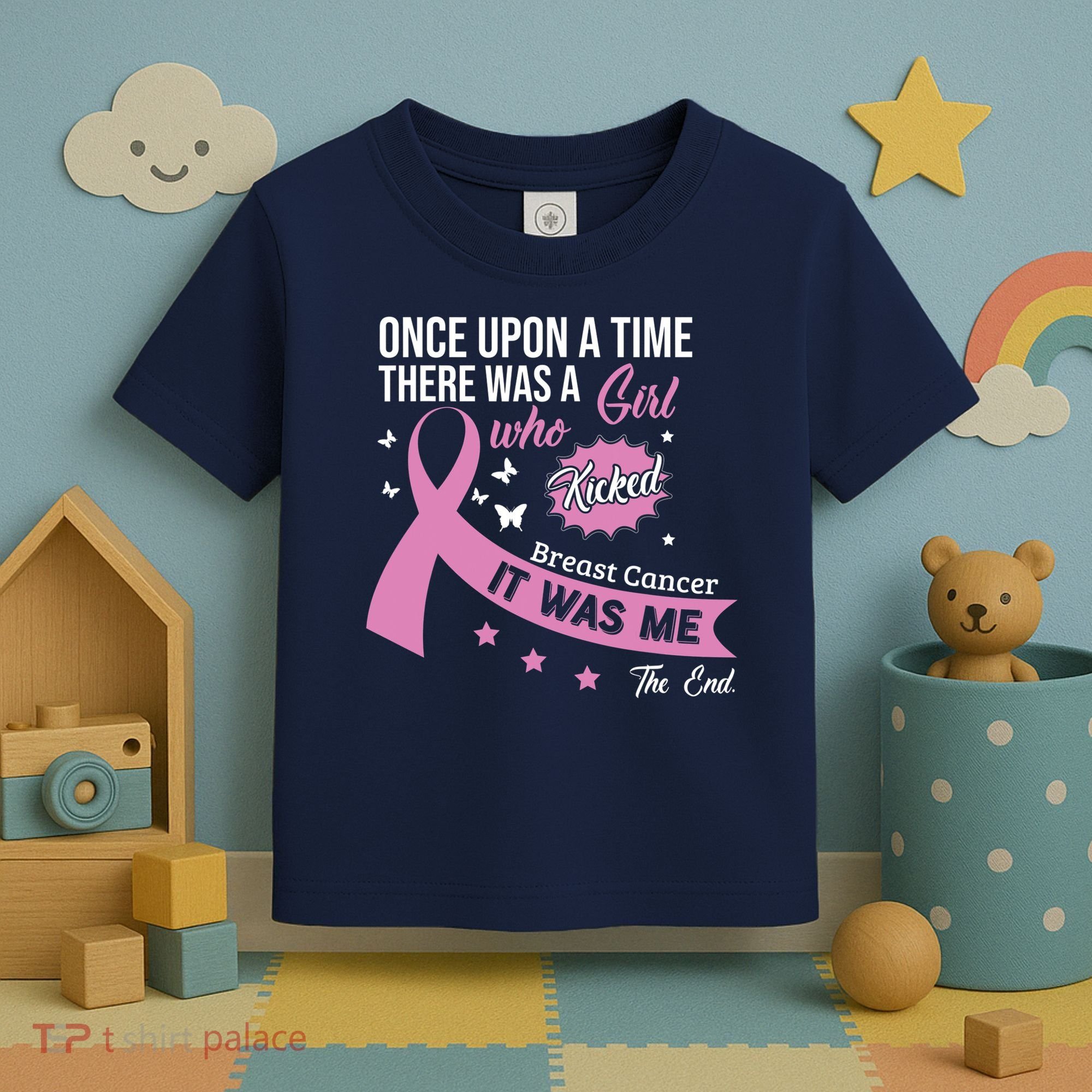 Breast Cancer Fight Cancer Ribbon Toddler T-Shirt