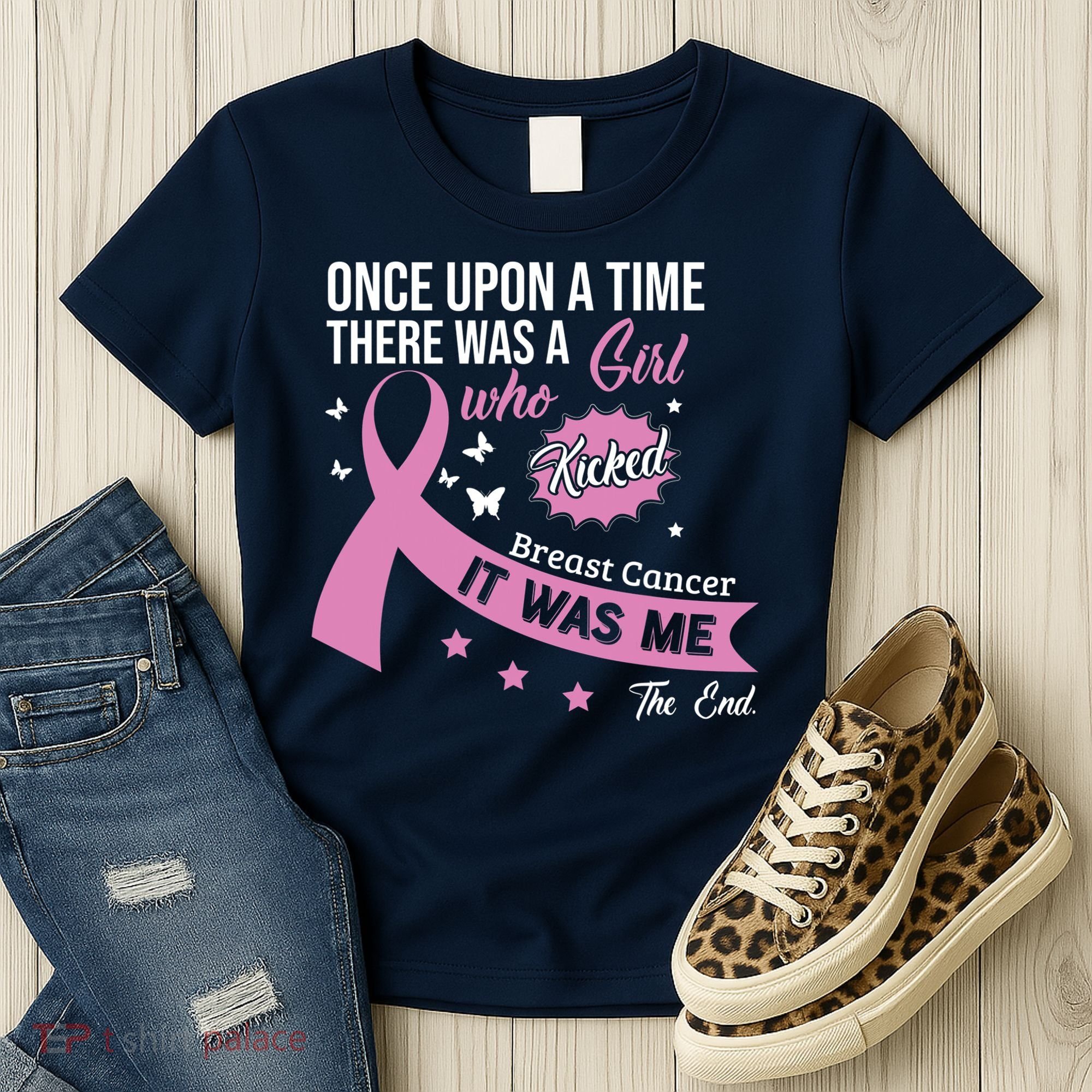 Breast Cancer Fight Cancer Ribbon Women's T-Shirt