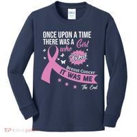 Breast Cancer Fight Cancer Ribbon Kids Long Sleeve Shirt thumb 0