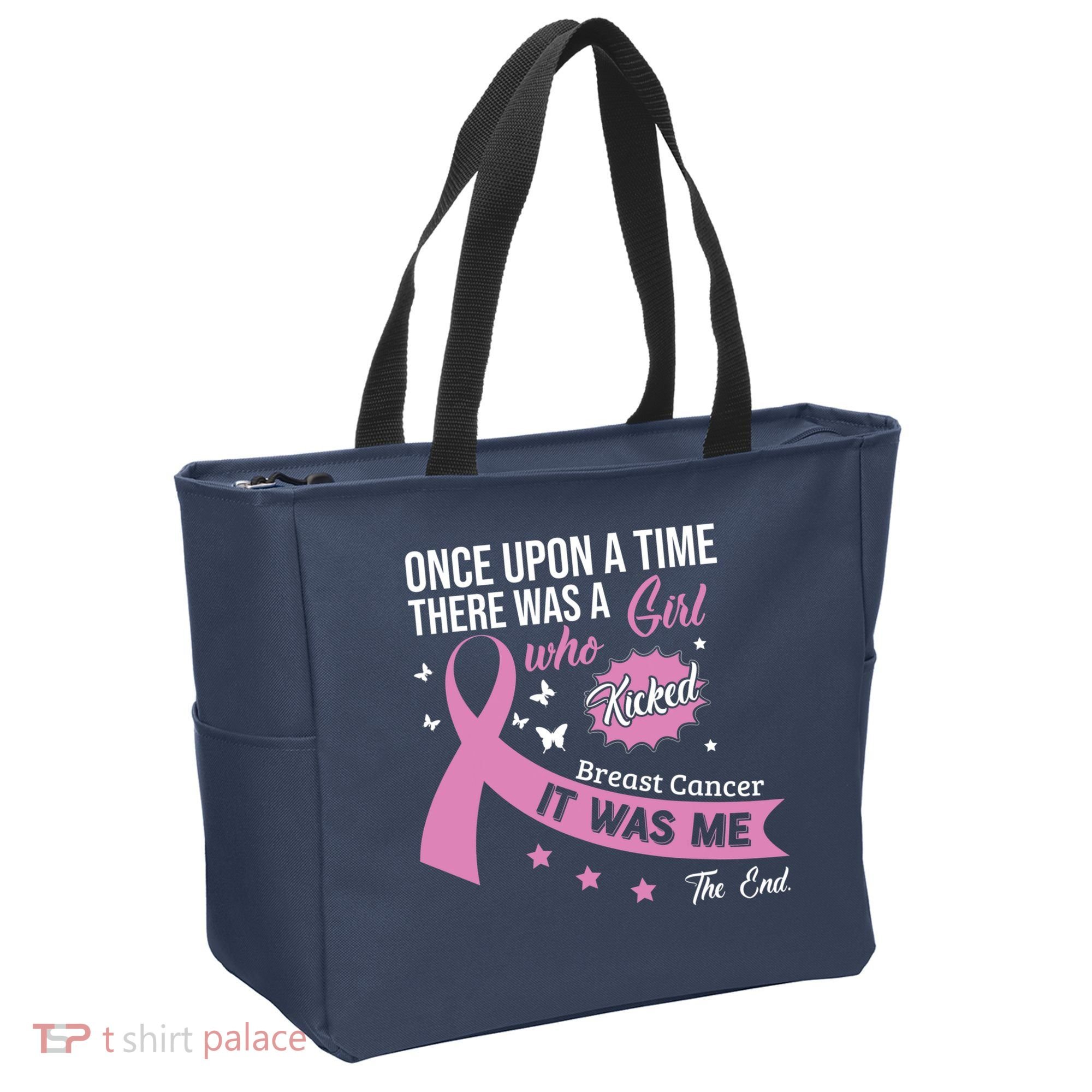 Breast Cancer Fight Cancer Ribbon Tote Bag