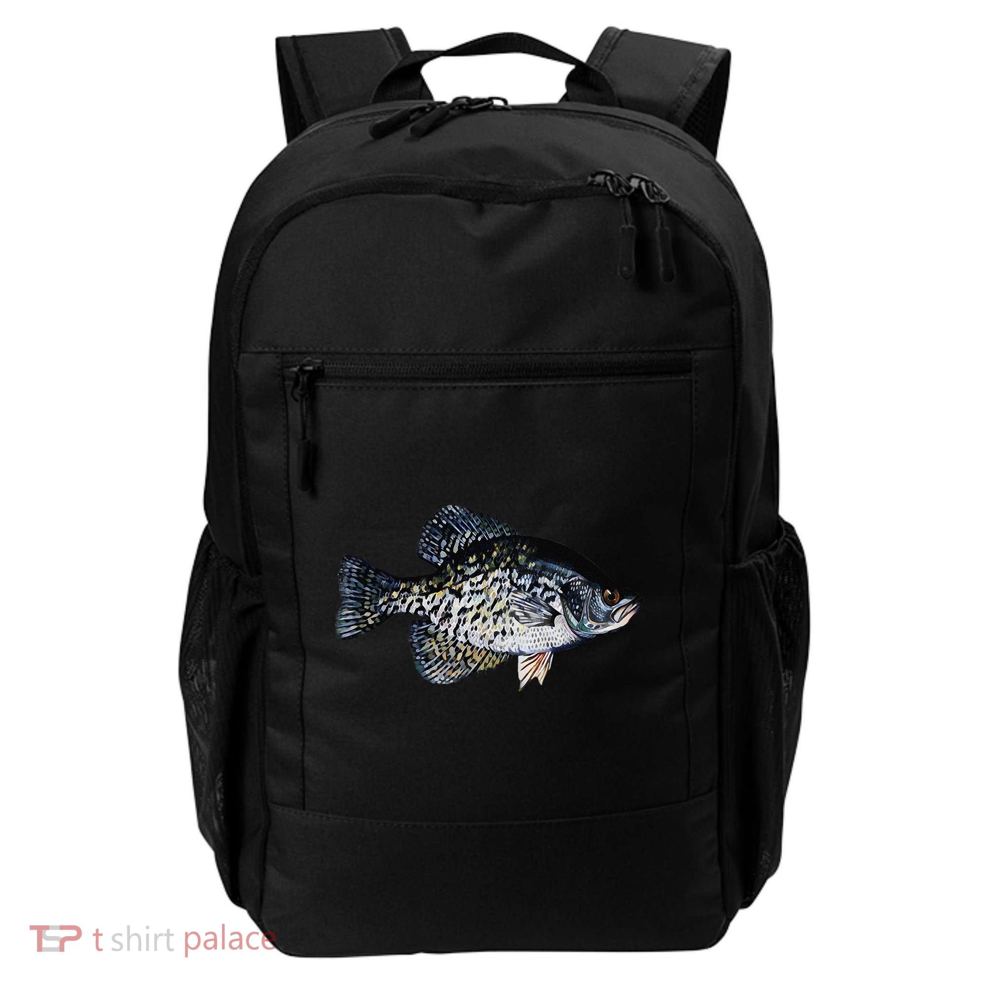 Black Crappie Fish Lucky Crappie Fishing Gift Backpack