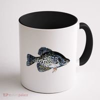 Black Crappie Fish Lucky Crappie Fishing Gift Coffee Mug thumb 1