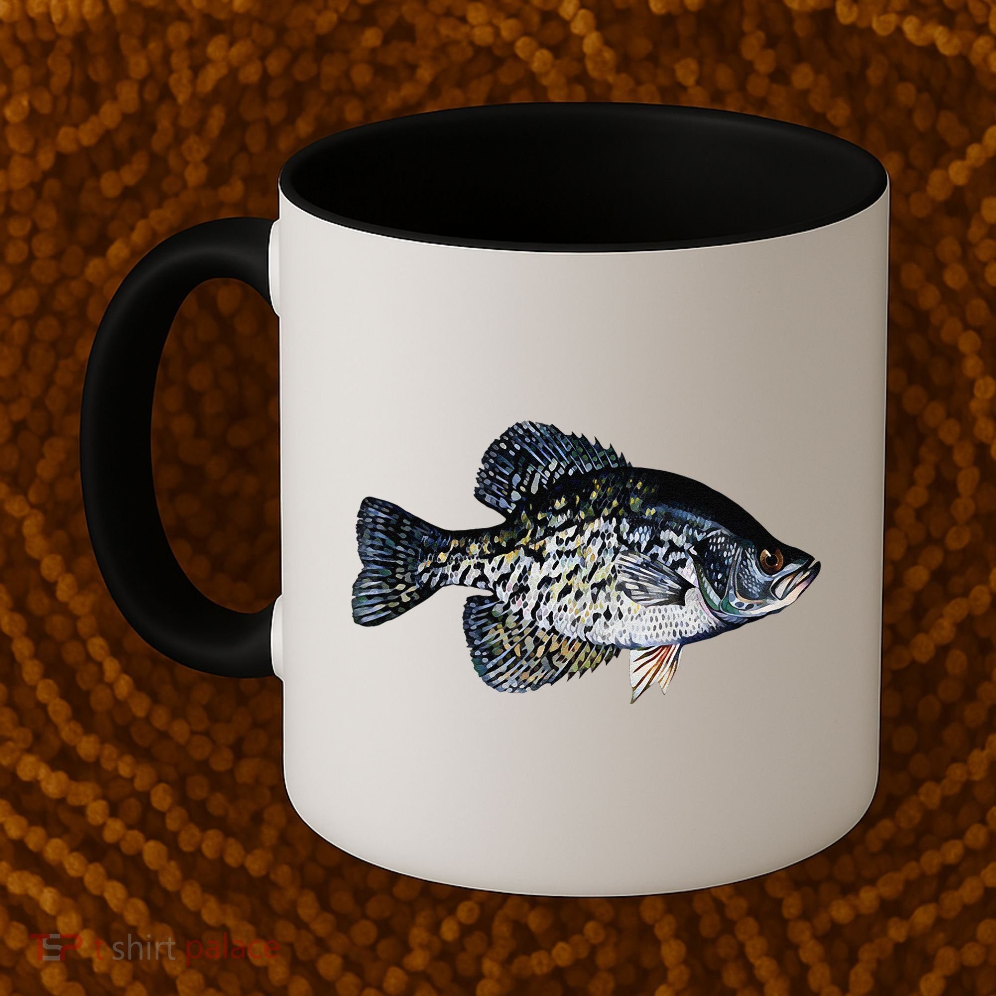 Black Crappie Fish Lucky Crappie Fishing Gift Coffee Mug