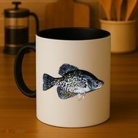 Black Crappie Fish Lucky Crappie Fishing Gift Coffee Mug thumb 4