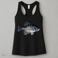 Black Crappie Fish Lucky Crappie Fishing Gift Women's Tank Top thumb 3