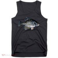 Black Crappie Fish Lucky Crappie Fishing Gift Tank Top thumb 0