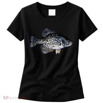 Black Crappie Fish Lucky Crappie Fishing Gift Women's T-Shirt