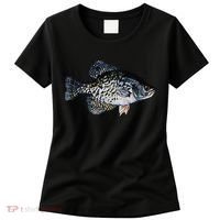 Black Crappie Fish Lucky Crappie Fishing Gift Women's T-Shirt thumb 0