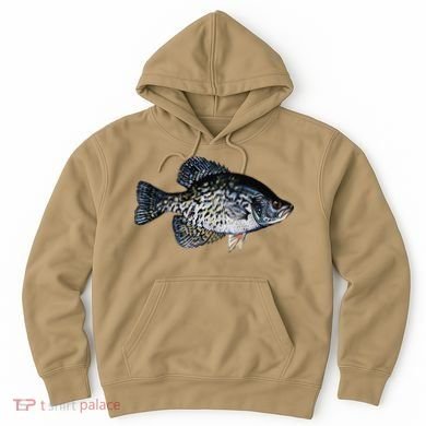 Black Crappie Fish Lucky Crappie Fishing Gift Hoodie