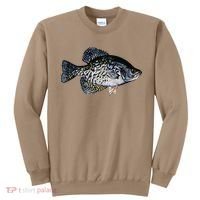 Black Crappie Fish Lucky Crappie Fishing Gift Sweatshirt thumb 0